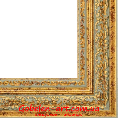 Оформити гобелен в багет шириною 4,2 см (коричнево-золотий з патиною) для розміру 50х50 +/- 5 см. фото — Магазин Gobelen Art