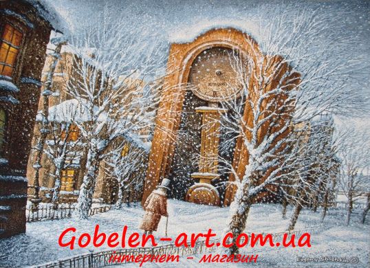 Гобелен Зимние сумерки 100х70 фото — Магазин Gobelen Art