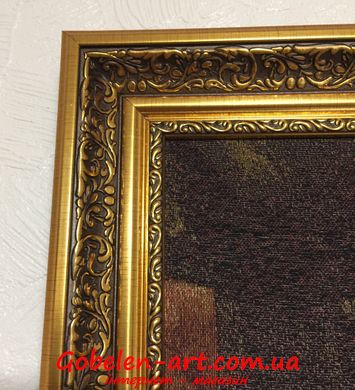 Оформить гобелен в багет шириной 5,3 см (золотой) для размера 115х70 & 70х115 +/- 5 см. фото — Магазин Gobelen Art