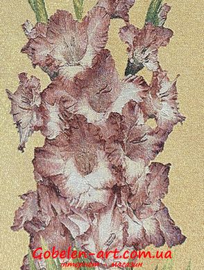 Гобелен Гладіолуси цвітуть (з люрексом) 35х102 фото — Магазин Gobelen Art