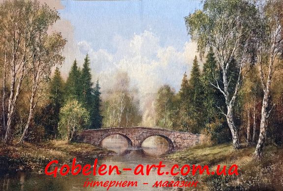 Гобелен Каменный мостик 105х70 фото — Магазин Gobelen Art