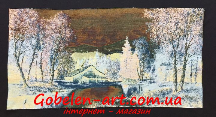 Гобелен Домик в горах 100х50 фото — Магазин Gobelen Art