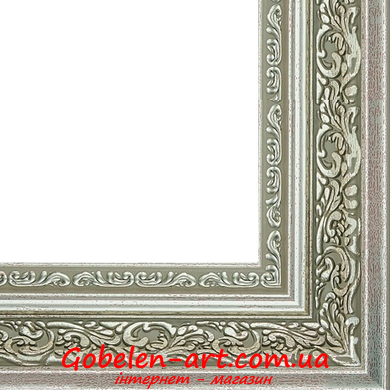 Оформить гобелен в багет шириной 4,2 см (серебряный) для размера 35х70 & 70х35 +/- 5 см. фото — Магазин Gobelen Art