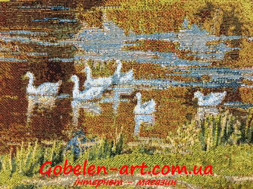Гобелен Сільський ставок восени 105х70 фото — Магазин Gobelen Art
