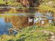 Гобелен Сільський ставок восени 105х70, 105х70