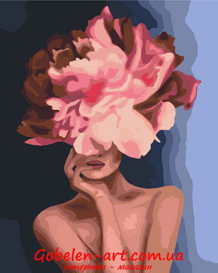 Изящный цветок - картина по номерам BRUSHME фото — Магазин Gobelen Art