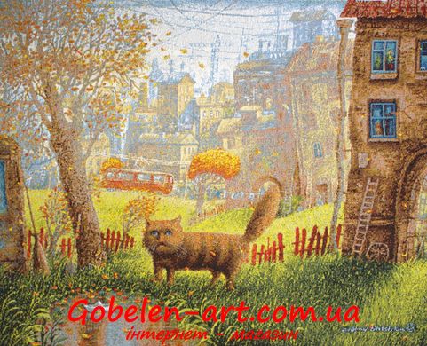 Гобелен Первый трамвай 85х70 фото — Магазин Gobelen Art