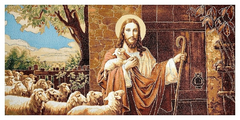 Гобелен Пастух и овцы 140х70 фото — Магазин Gobelen Art