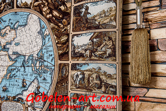 Карта - гобеленове панно фото — Магазин Gobelen Art