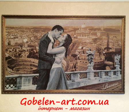 Гобелен Итальянский поцелуй 108х70 фото &mdash; Магазин Gobelen Art