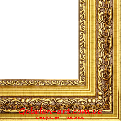 Оформить гобелен в багет шириной 5,3 см (золотой) для размера 115х70 & 70х115 +/- 5 см. фото — Магазин Gobelen Art