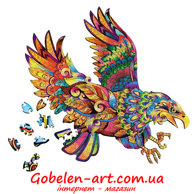 Орел - дерев'яні пазли BRUSHME фото — Магазин Gobelen Art