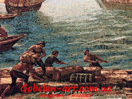 Гобелен Отплытие Святой Урсулы 108х71 фото — Магазин Gobelen Art