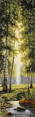Гобелен Зеленый лес 35х115 фото — Магазин Gobelen Art