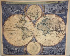 Гобелен Карта мира 4 стихии 134х115 фото — Магазин Gobelen Art