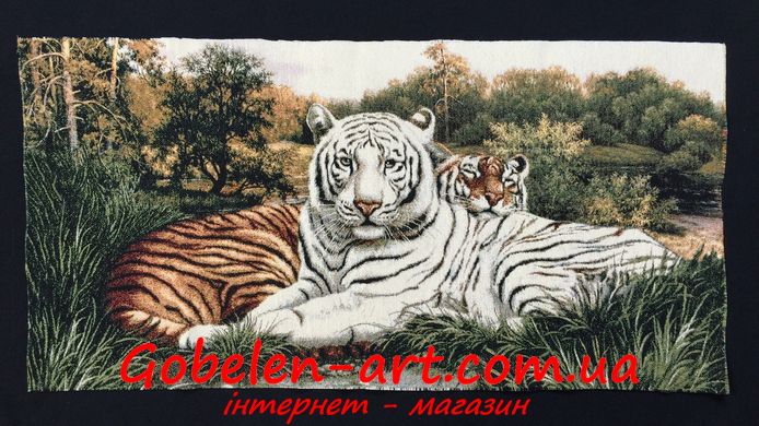 Гобелен Відпочиваючі тигри 97х49 фото — Магазин Gobelen Art