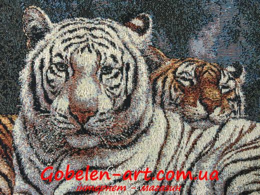 Гобелен Два тигри відпочивають 69х35 фото — Магазин Gobelen Art