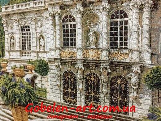 Гобелен Белый замок Линдерхоф 105х70 фото — Магазин Gobelen Art