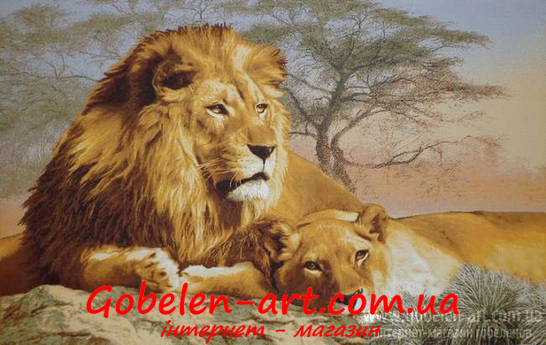 Гобелен Король лев 115х70 фото — Магазин Gobelen Art