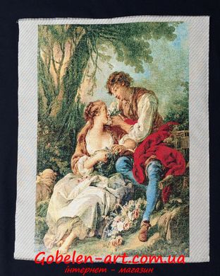 Гобелен Побачення (дівчина і пастух) 41х61 фото — Магазин Gobelen Art