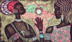 Гобелен Сонячна Африка 106х63 фото — Магазин Gobelen Art