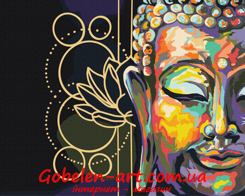 Символіка Будди - картина за номерами BRUSHME фото — Магазин Gobelen Art