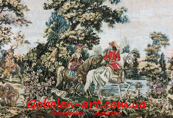 Гобелен Дворяни на конях 178х62 фото — Магазин Gobelen Art
