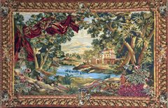 Гобелен Старовинний пейзаж 147х95 фото — Магазин Gobelen Art