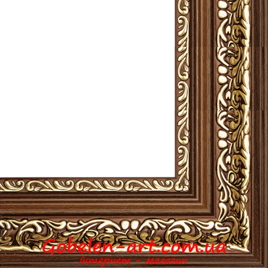 Оформити гобелен в багет шириною 5,3 см (коричневий) для розміру 100х70 & 70х100 +/- 5 см. фото — Магазин Gobelen Art
