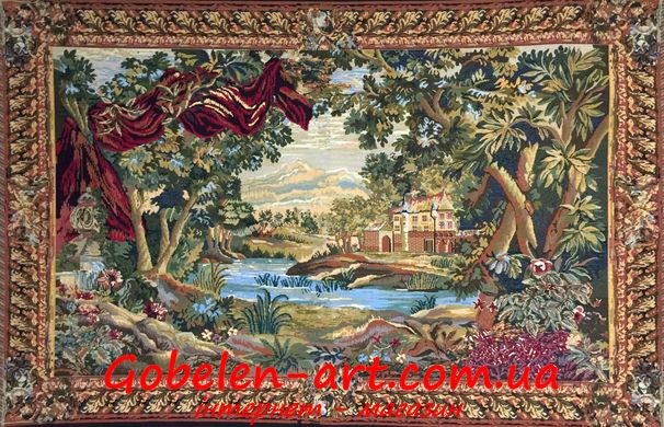 Гобелен Старовинний пейзаж 147х95 фото — Магазин Gobelen Art