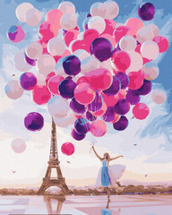 Шары Парижа - картина по номерам BRUSHME фото — Магазин Gobelen Art