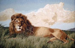 Гобелен Цар звірів 108х70 фото — Магазин Gobelen Art
