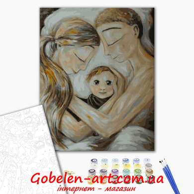 Сон новорожденного. Кэти Берггрен - картина по номерам BRUSHME фото — Магазин Gobelen Art