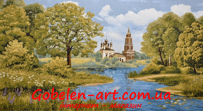 Гобелен Церква Благовіщення 125х70 фото — Магазин Gobelen Art