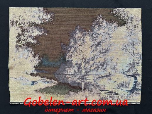 Гобелен Лодка у берега 70х50 фото &mdash; Магазин Gobelen Art