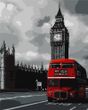 Лондонский автобус - картина по номерам BRUSHME фото — Магазин Gobelen Art