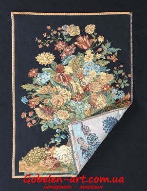 Гобелен Шикарний букет квітів у вазоні 62х85 фото — Магазин Gobelen Art